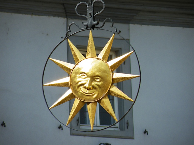 Lachende Sonne in Zeilitzheim