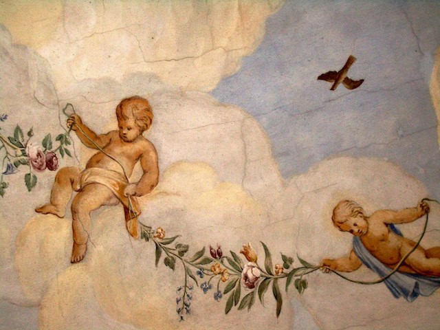 Freskensaal im Barockschloss Zeilitzheim
